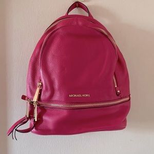 COPY - Mk raspberry purse backpack